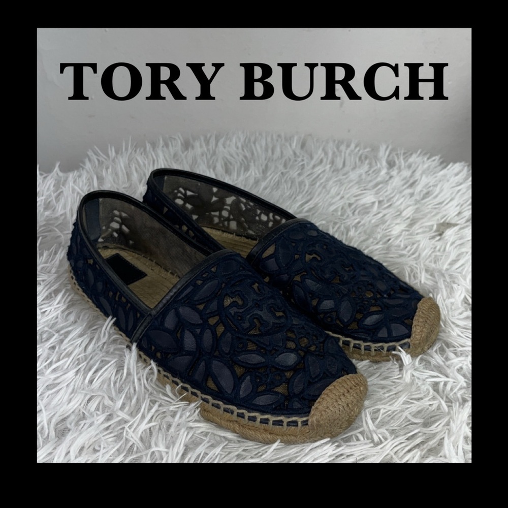 Tory Burch Rhea Lace Espadrille Slip-Ons